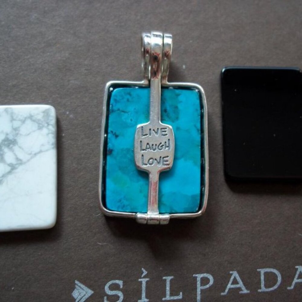 S1957 Silpada Interchangeable Changing Pendant In… - image 3